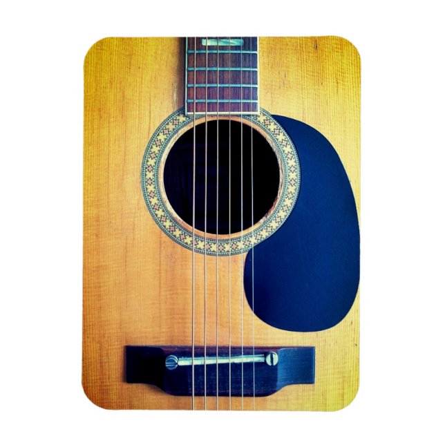 Magnet Flexible Guitare acoustique Dreadnought 6 cordes - Concepti (Vertical)