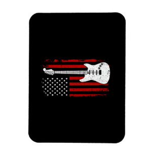 Magnet Flexible Guitare américaine drapeau américain lecteur de mu