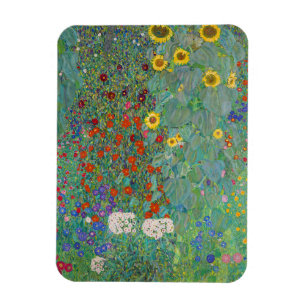 Magnet Flexible Gustav Klimt - Jardin de campagne avec tournesols