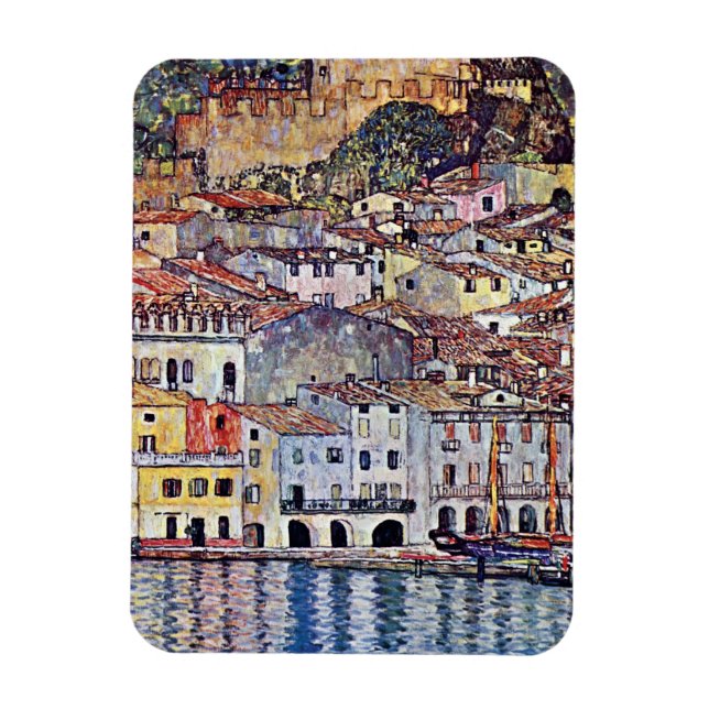 Magnet Flexible Gustav Klimt - Malcesine au lac de Garde Italie (Vertical)
