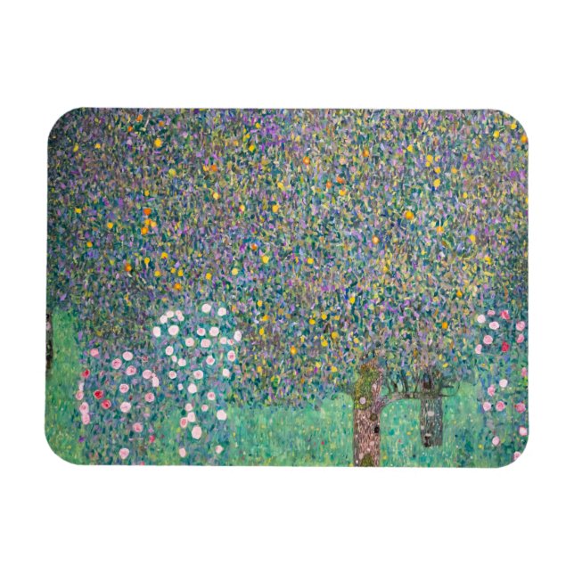 Magnet Flexible Gustav Klimt - Roseraies sous les Arbres (Horizontal)