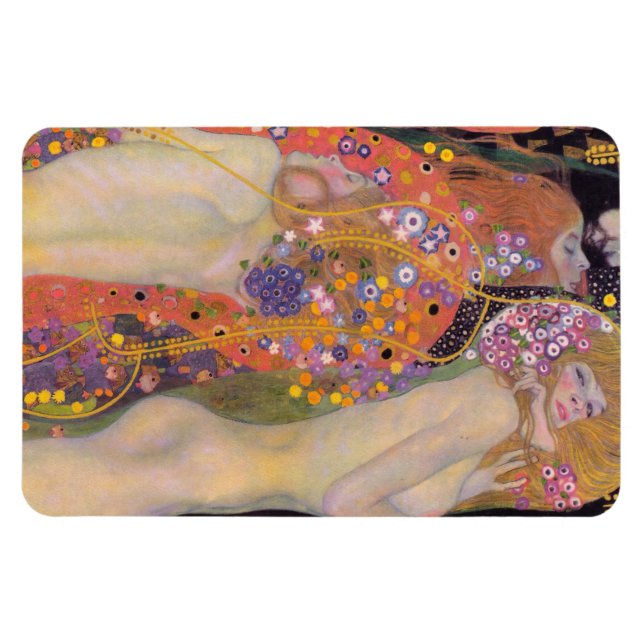Magnet Flexible Gustav Klimt - Serpents d'eau II (Horizontal)
