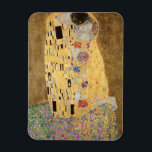 Magnet Flexible Gustav Klimt | The Kiss, 1907-08<br><div class="desc">The Kiss,  1907-08 | par Gustav Klimt | Lieu de l'art : Osterreichische Galerie Belvedere,  Vienne,  Autriche | Artiste autrichien | Numéro de collection d'images : XAM601</div>