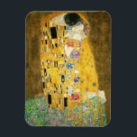 Magnet Flexible Gustav Klimt The Kiss Vintage<br><div class="desc">Gustav Klimt Le Kiss Vintage Art Nouveau Peinture Le Kiss (En allemand : Der Kuss) a été peint par le peintre symboliste autrichien Gustav Klimt entre 1907 et 1908, le point culminant de sa période d'or, lorsqu'il peignit un certain nombre d'oeuvres dans un style doré similaire. Le tableau est largement...</div>