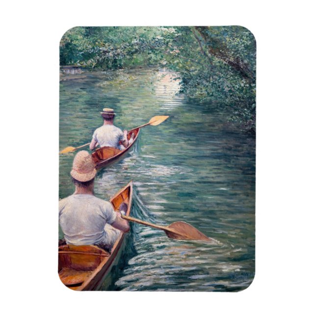 Magnet Flexible Gustave Caillebotte - Canots sur l'Yerres (Vertical)