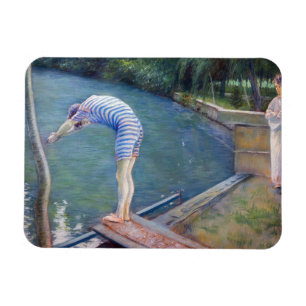 Magnet Flexible Gustave Caillebotte - Le Baigneur / Le Plongeur