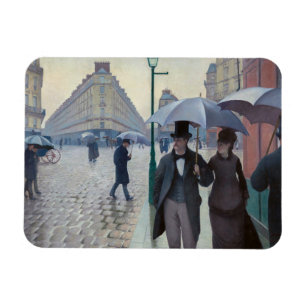 Magnet Flexible Gustave Caillebotte - Paris Street; Rainy Day