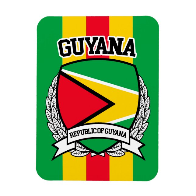 Magnet Flexible Guyana (Vertical)