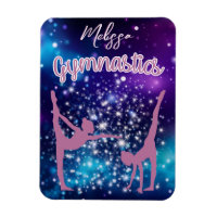 Gymnastique Galaxie Violet Turquoise Personnalisé