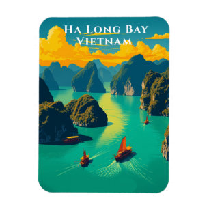 Magnet Flexible Ha Long Bay Vietnam Pittoresque Travel