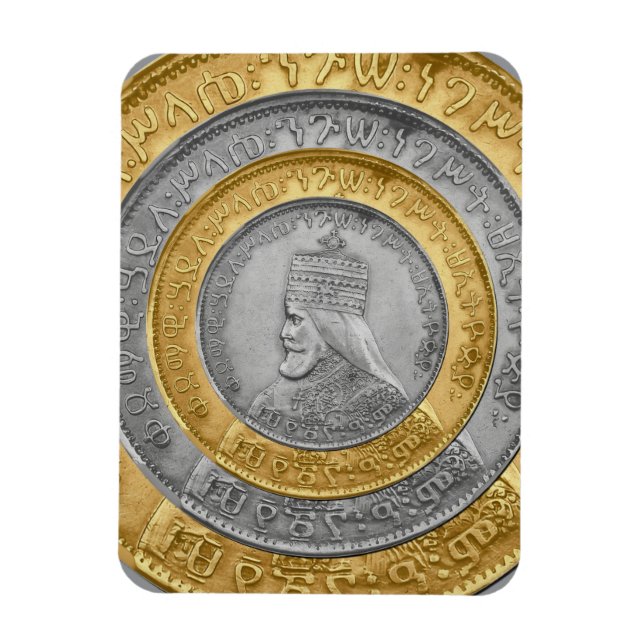 Magnet Flexible Haile Selassie Jah Rastafari Reggae Rasta Roots  (Vertical)