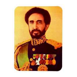 Magnet Flexible Haile Selassie - Rastafara - Reggae Rasta Aimant