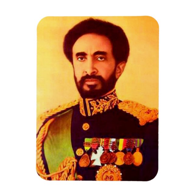 Magnet Flexible Haile Selassie - Rastafara - Reggae Rasta Aimant (Vertical)
