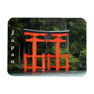 Magnet Flexible hakone torii japan postcard