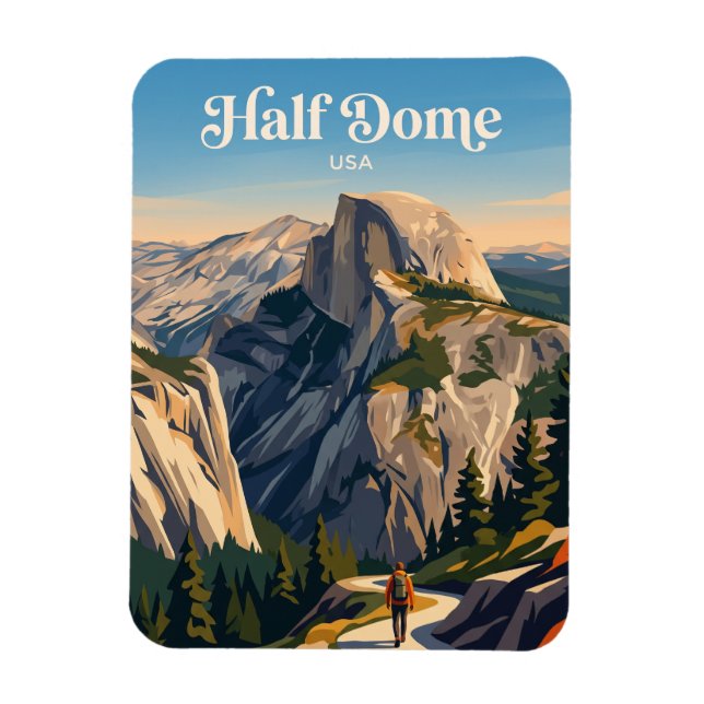 Magnet Flexible Half Dome Yosemite États-Unis (Vertical)