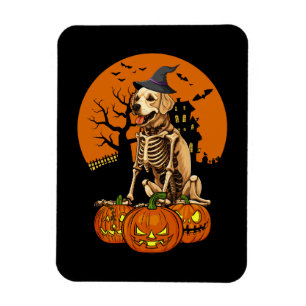 Magnet Flexible Halloween Chien Golden Retriever