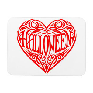 Magnet Flexible Halloween cœur, cœur rouge, vacances