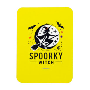 Magnet Flexible Halloween Conception de sorcière Éffrayante - Vol 