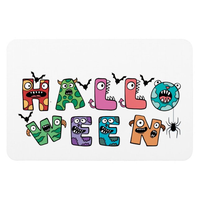 Magnet Flexible Halloween drôle (Horizontal)