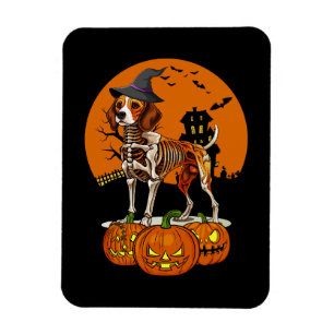 Magnet Flexible Halloween du chien beagle