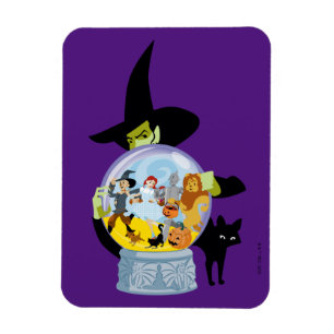 Magnet Flexible Halloween en cristal de sorcière méchante