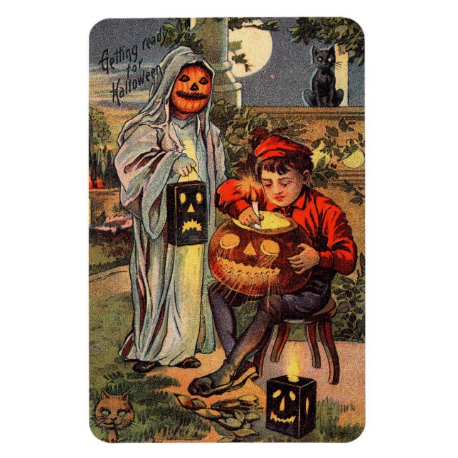 Magnet Flexible Halloween - Halloween Vintage (Vertical)
