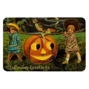 Magnet Flexible Halloween Jack-o-Lantern nuit de récolte par les e