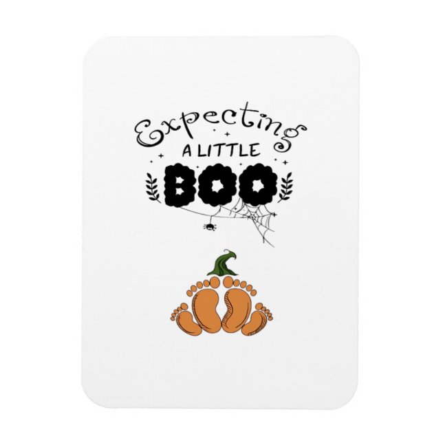 Magnet Flexible Halloween Maman Enceinte Future Maman Attendant Li (Vertical)