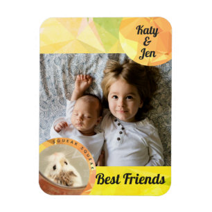 Magnet Flexible HammyVille - Jolie amitié Hamster Personnalisez