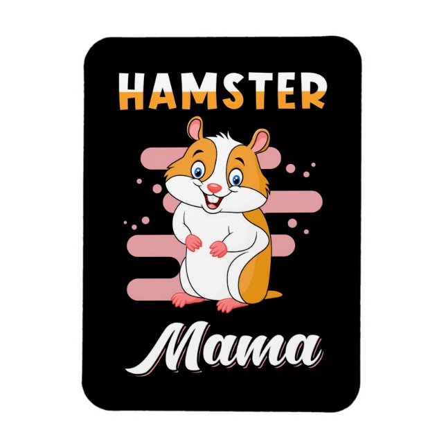 Magnet Flexible Hamster Mama (Vertical)