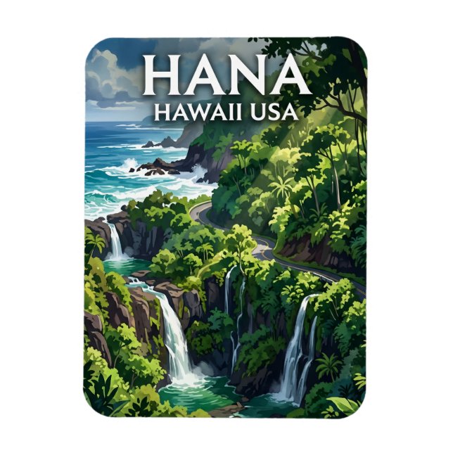 Magnet Flexible Hana, Maui États-Unis (Vertical)