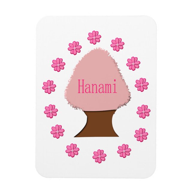 Magnet Flexible Hanami Cerisier japonais (Vertical)
