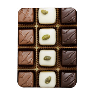 Magnet Flexible Handmade luxury chocolate in a box