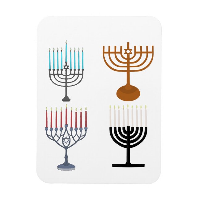 Magnet Flexible Hanukkah Judaïsme Juif Religion (Vertical)