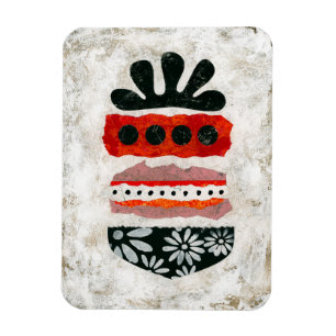 Magnet Flexible Happiness Matters Réfrigérateur Aimant Art Abstrai