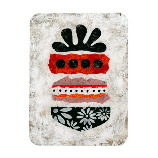 Magnet Flexible Happiness Matters Réfrigérateur Aimant Art Abstrai (Vertical)