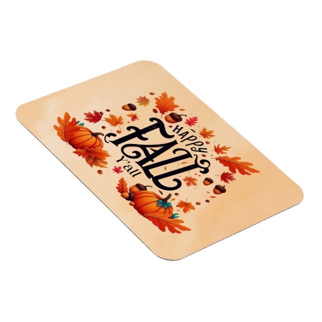 Magnet Flexible Happy Fall Y'all classique (Côté Droit)