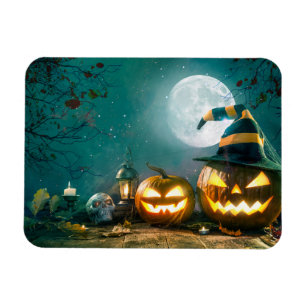 Magnet Flexible Happy Halloween Art Funny Jack O Lantern Halloween