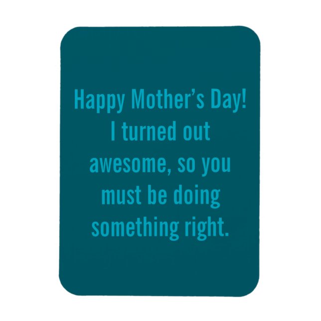Magnet Flexible Happy Mothers Day (Vertical)