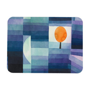 Magnet Flexible Harbinger of autumn abstract water color Paul Klee