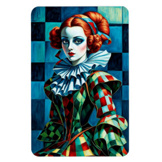 Magnet Flexible "Harlequin Elegance - Art Magnet"