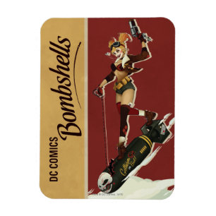 Magnet Flexible Harley Quinn Bombshells Pinup