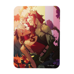 Magnet Flexible Harley Quinn & Poison Ivy Pride Couverture comique