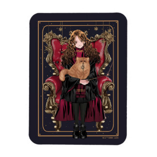 Magnet Flexible HARRY POTTER™ | Anime Hermione Granger assis