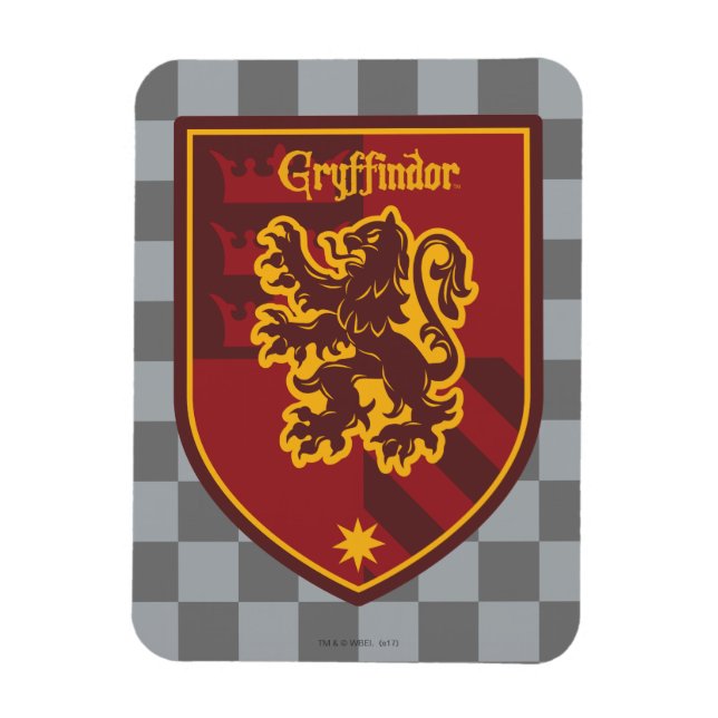 Magnet Flexible Harry Potter | Blason de fierté de la maison Gryff (Vertical)