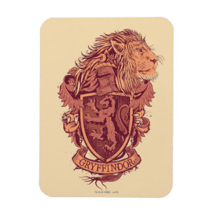 Magnet Flexible Harry Potter   Blason du Lion Gryffondor