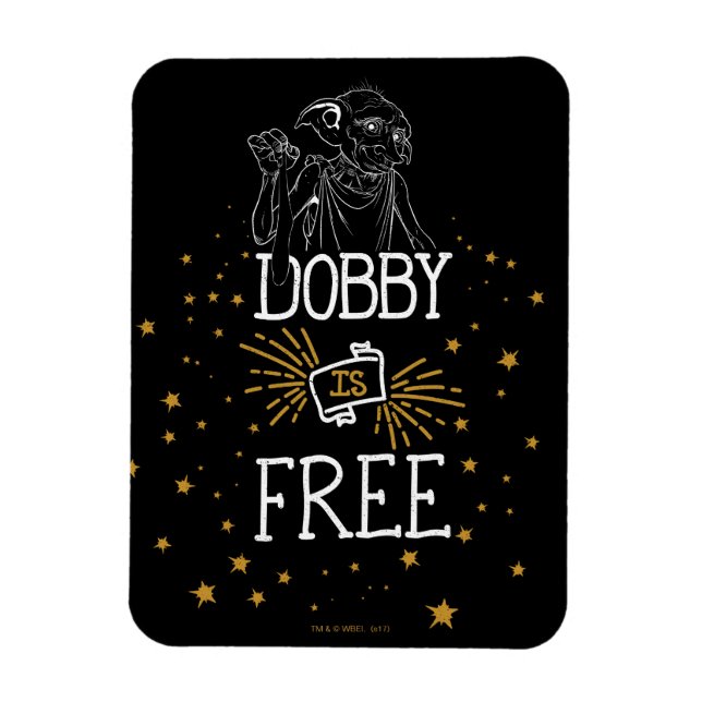 Magnet Flexible Harry Potter | Dobby est libre (Vertical)