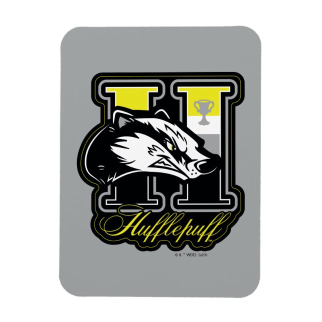 Magnet Flexible HARRY POTTER™ | HUFFLEPUFF™ Badge sportif (Vertical)