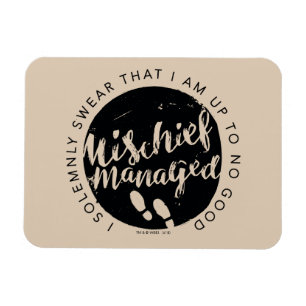 Magnet Flexible Harry Potter   Marauder's Map Charms Typographie