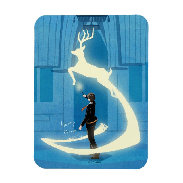Magnet Flexible HARRY POTTER™ Peinture de Patronus (Vertical)